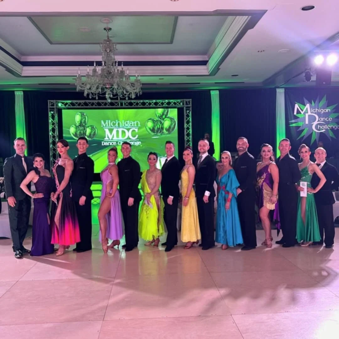 Dancers at the Michigan Dance Challenge competition